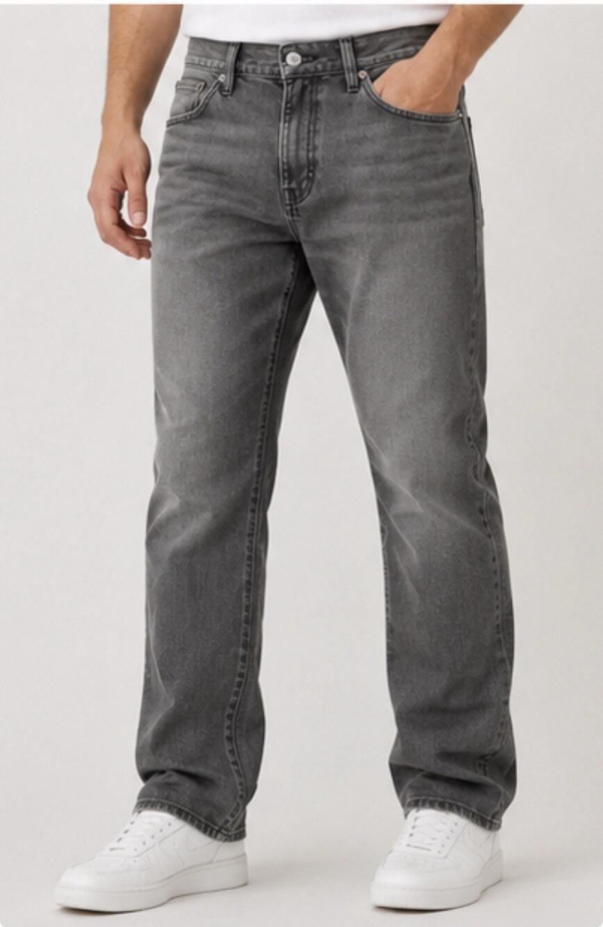 Urban Star Gray Straight Leg Jeans Men’s 32x32 Stretch Denim